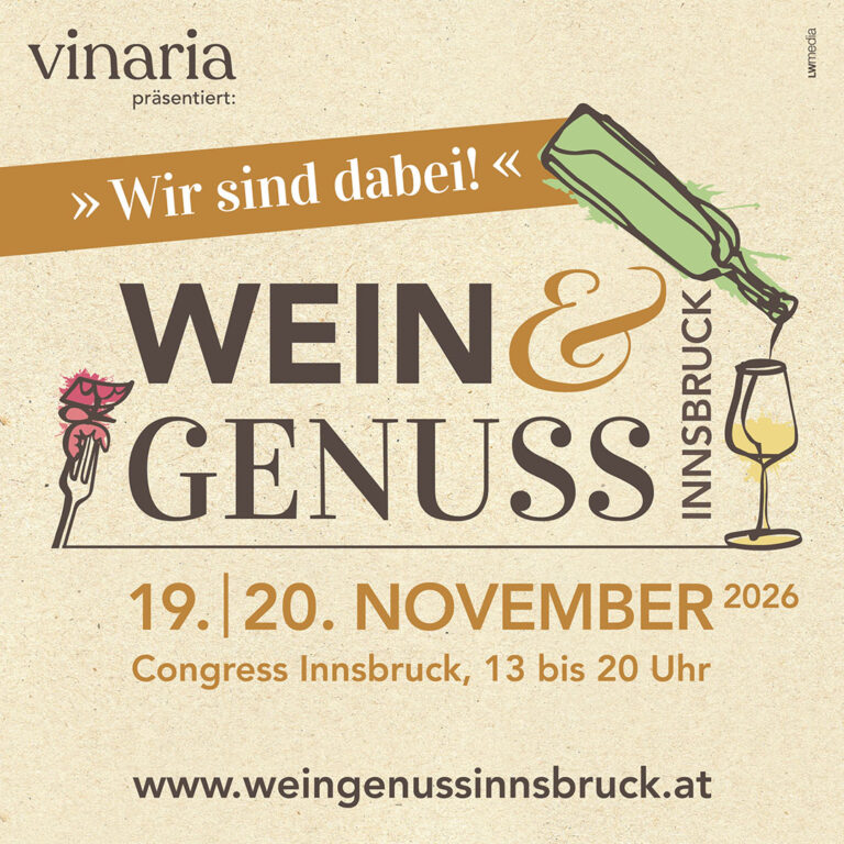 Mehr über den Artikel erfahren WEIN & GENUSS Innsbruck
